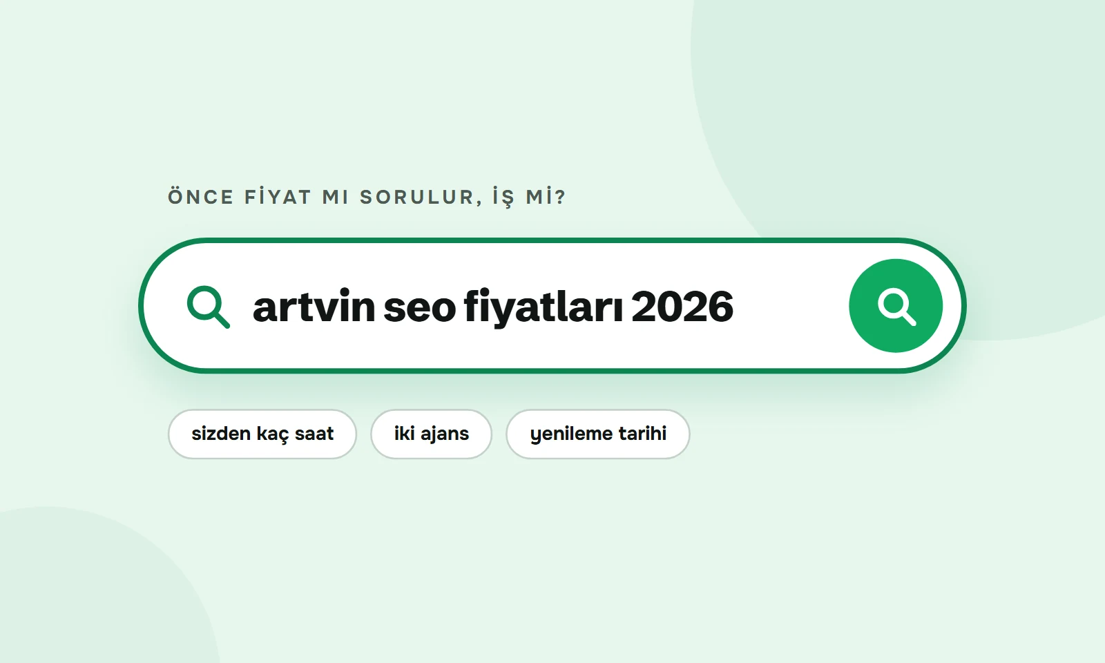 Artvin SEO fiyatları 2026 araması